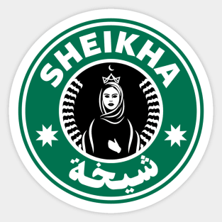 Sheikha Coffee Sticker